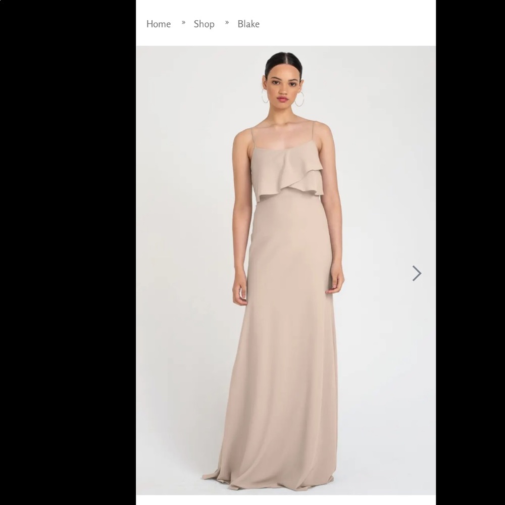 Jenny Yoo Blake Bridesmaid Dress Chai size 6